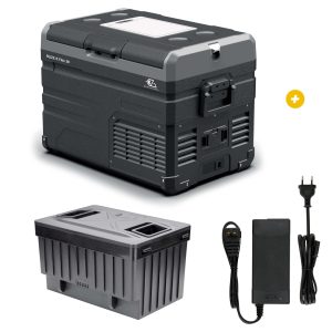 Blizz-E Flex Compressor Cooler - 56 Liters + Adapter + Removable Battery